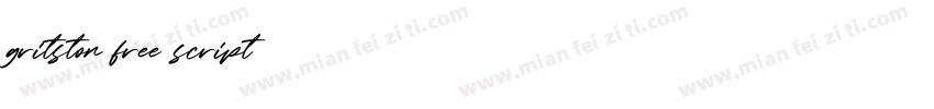 gritston free script字体转换